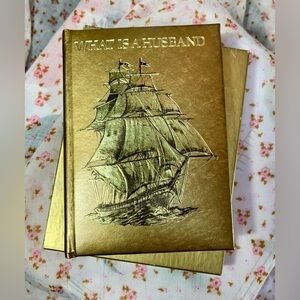 Vintage Hallmark What Is A Husband Gold Keepsake Treasures Booklet